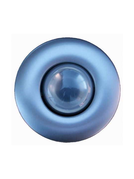 Dabler Round Metallic Recessed Spot Silver 1pcs