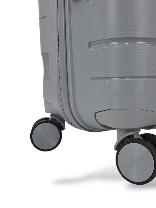 Playbags Reisekoffer Hartschalen Gray Maximalhöhe 65cm mit 4 Räder Set 2Stück pp332-set2