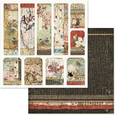 Stamperia Garden Scrapbooking Leaves Double Sided 10pcs