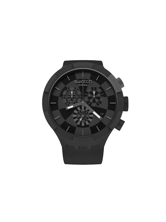 Swatch Rubber Strap Black 19mm