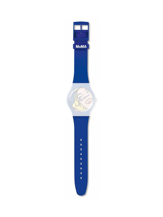 Swatch Rubber Strap Blue 20mm