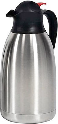 Sidirela Jug Thermos Stainless Steel BPA Free Silver 2lt with Handle E-1206