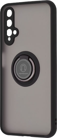 Techsuit Glinth Back Cover Metalic Magnetic Negru (Huawei Nova 5T / Honor 20 - Huawei Nova 5T / Honor 20 / Honor 20)
