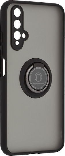 Techsuit Glinth Back Cover Metalic Magnetic Negru (Huawei Nova 5T / Honor 20 - Huawei Nova 5T / Honor 20 / Honor 20)