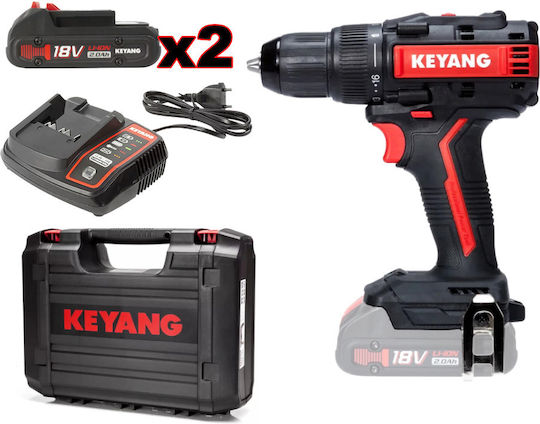 Keyang DD18BLW Δραπανοκατσάβιδο Μπαταρίας Brushless 18V