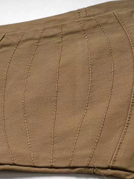 Kids' Cargo Fabric Pants Brown