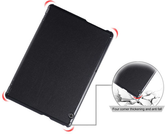 Techsuit FoldPro Flip Cover Μαύρη (MediaPad T5 10)