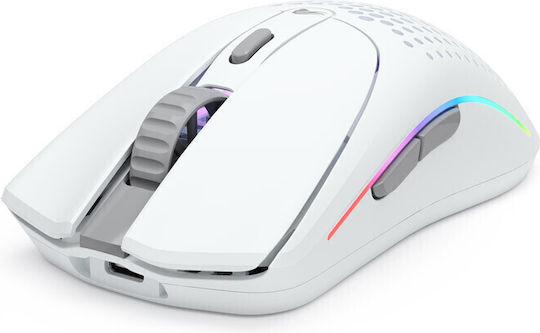 Glorious PC Gaming Race Model O 2 Ασύρματο RGB Gaming Ποντίκι 26000 DPI Λευκό