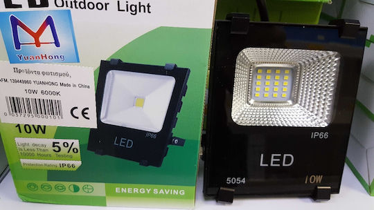 Wasserdicht LED Flutlicht 10W Kaltweiß 6000K IP66