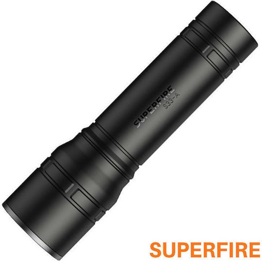 Superfire Lumină de lucru și de sit, cu baterie Lanternă LED IP43 cu Luminozitate Maximă 124lm Galben