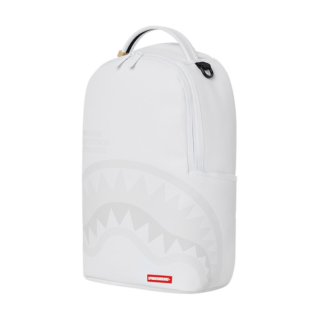 Sprayground Unisex Shark Central 2.0 White DLXSV Backpack 910B5489NSZ White