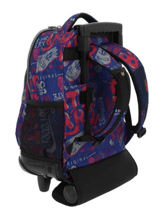 Totto Morral Renglon School Bag Trolley Elementary, Elementary Blue 30Liters