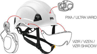 Petzl A10BYA Κράνος Εργοταξίου Κίτρινο