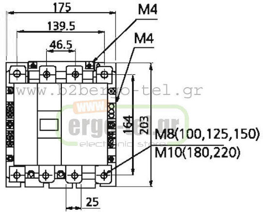 Kripal Industrielles Relais Strom 415V 198-021016000