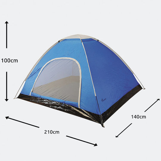 Maori Nova 2 Summer Camping Igloo Tent Blue for 2 People 210x140x100cm