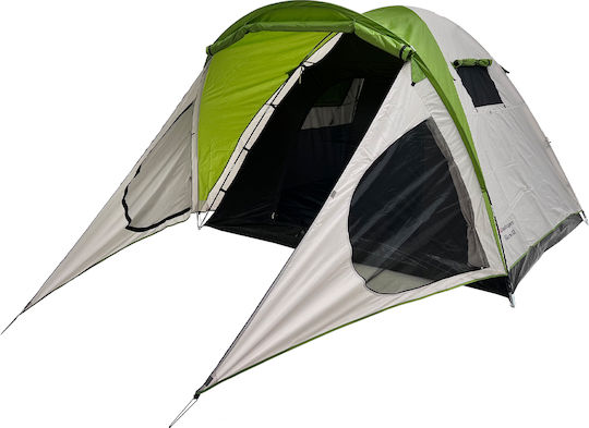 Grasshoppers Electra XL Σκηνή Camping Igloo Μπεζ με Διπλό Πανί 3 Εποχών για 5 Άτομα 410x280x185εκ.