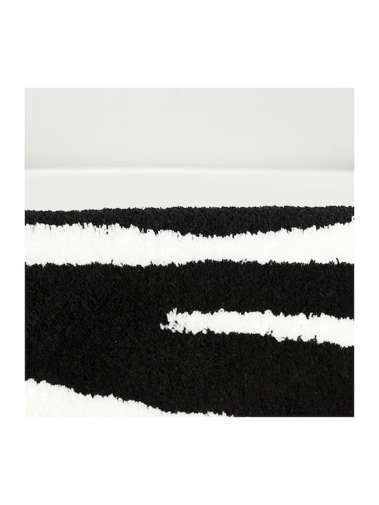 Sealskin Non-Slip Bath Mat Safari 293553619 Black 60x90cm