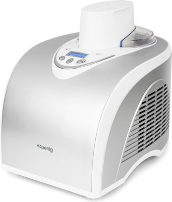 HKoenig Ice Cream Maker 1lt Silver