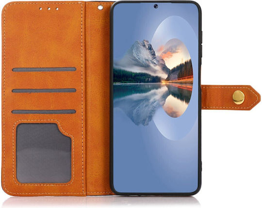 Khazneh Leather Brieftasche Synthetisches Leder Blau