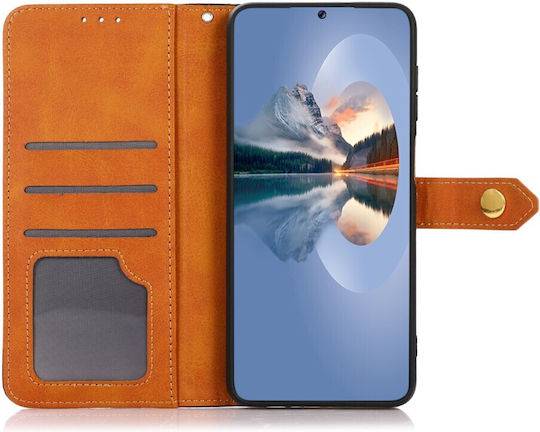 Khazneh Leather Wallet Synthetic Leather Rose Gold (Xiaomi 12T / 12T Pro)