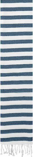 Summertiempo Beach Towel Pareo Cotton Green With Fringes 180x90cm