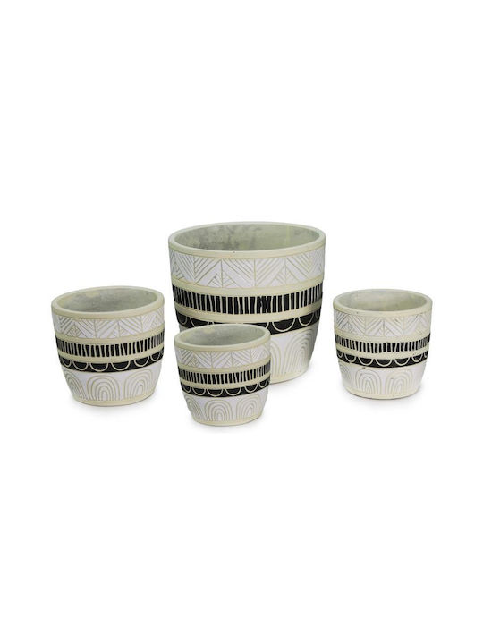 Viosarp Pot Ceramic Strip 11.5x11.5x11cm.