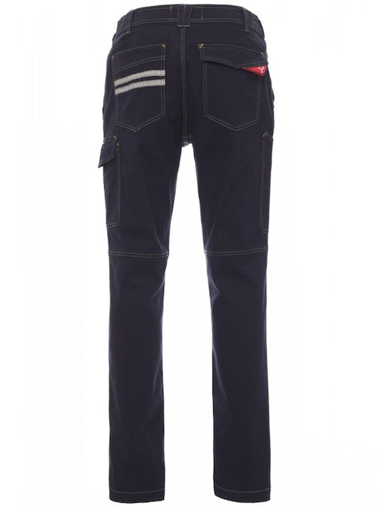 Payper Worker Stretch Work Trousers Navy Blue