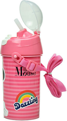 Gim Πλαστικό Παγούρι Minnie Comfy σε Ροζ χρώμα 500ml