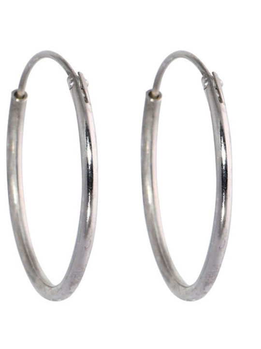 Earrings Hoops made of Silver