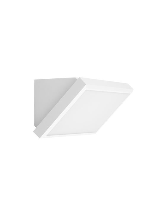 Fos me Wall-Mounted Outdoor Ceiling Light LED IP65 12W 26.5x9.8x9.9εκ.