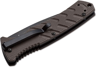 Boker Plus Strike Pocket Knife Brown with Blade made of Steel in Sheath