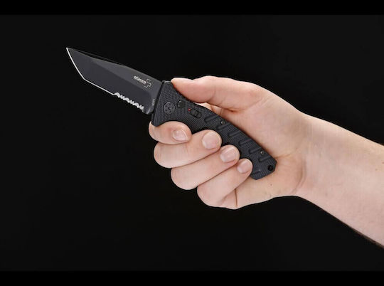 Boker Plus Strike Tanto Джобно ножче Автоматичен Черен в Калъф