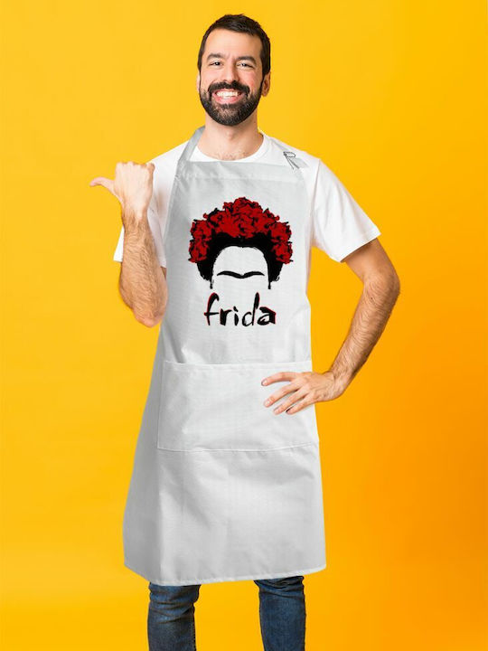 Koupakoupa Ποδιά Κουζίνας Λευκή KP_10992_APRON-BBQ-ADULT