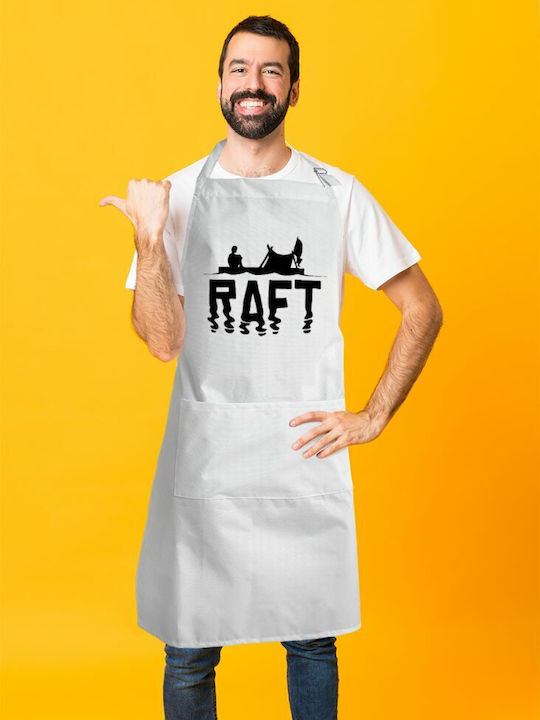 Koupakoupa Ποδιά Κουζίνας Λευκή KP_9659_APRON-BBQ-ADULT