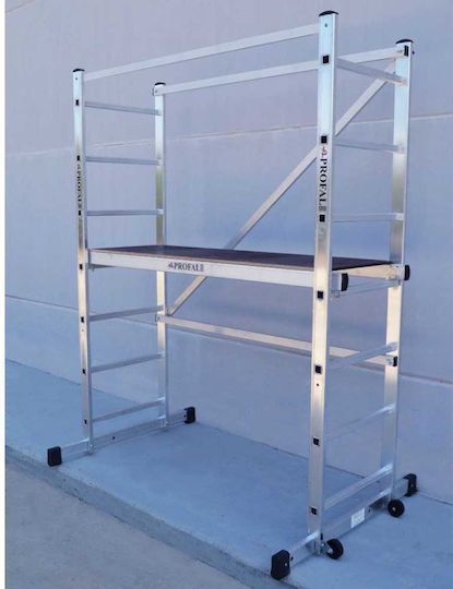 Profal Profal Kombinationsleitern Doppelter Aluminium 2x7