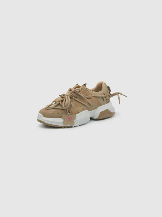 Joya Damen Chunky Sneakers Khaki