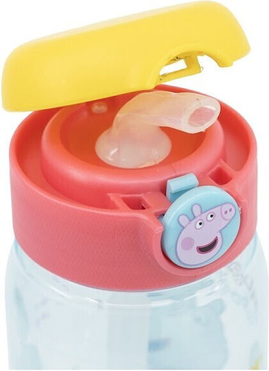 Stor Peppa Pig Kids Water Bottle Peppa Pig Plastic with Straw 510ml