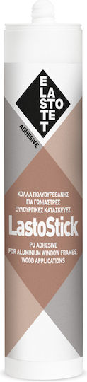 Elastotet Lastostick Силиконово уплътнение Полиуретан Дървени Бял 600мл