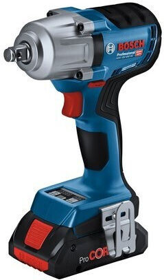 Bosch GDS 18V-450 HC Impact Wrench Battery 18V 2x4Ah with Socket 1/2"