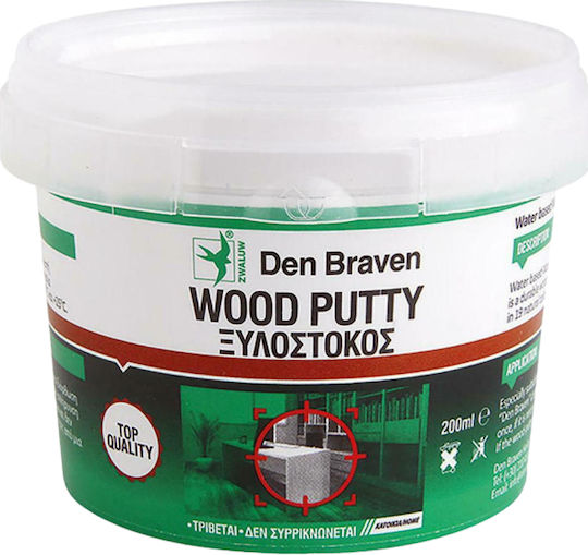 Bostik Den Braven Ξυλόστοκος Ακρυλικός 12τμχ. Λευκός 200ml
