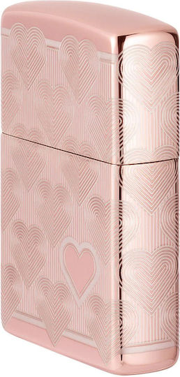 Zippo Ангажимент Пламък Ветроустойчив Heart Design