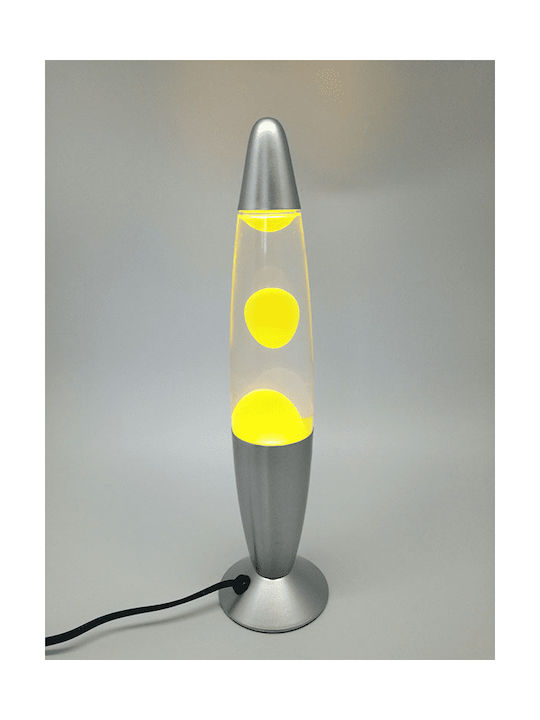 Decorative Table Lamp Lava Lamp Yellow