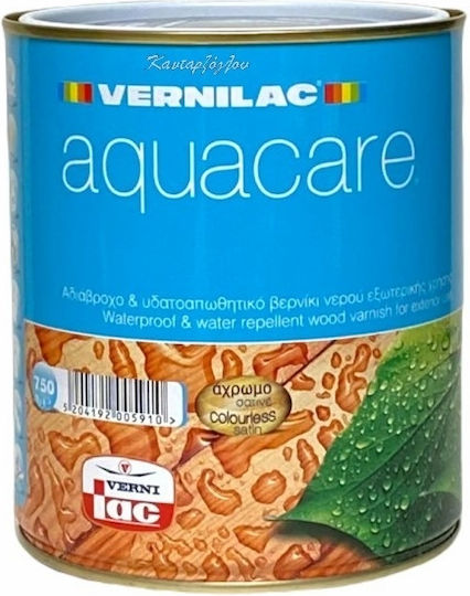 Vernilac Aquacare Βερνίκι Επιφάνειας Νερού Άχρωμο Σατινέ 750ml