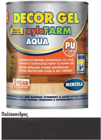 Mercola Decor Gel Xylofarm Aqua Wasser Palisanderholz Satin,σατεν 750ml