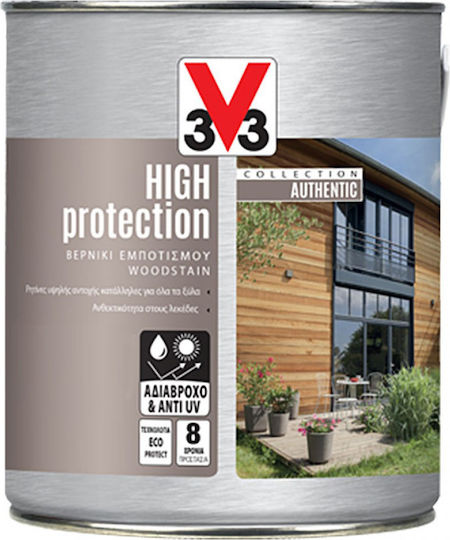 V33 High Protection Modern Βερνίκι Εμποτισμού Νερού Γραφίτης Ματ 750ml