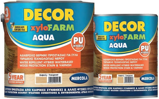 Mercola Decor Xylofarm Aqua Gel Lac de impregnare pentru apa Alb Satin 2.5lt