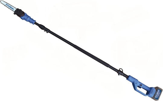 Hyundai HPCS 21950VB Pro Telescopic Battery Pole Saw 1x5Ah Total Length 300cm and Blade 20cm