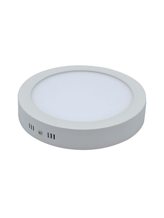Atman Rotund În aer liber Panou LED Putere 20W cu Alb Rece Lumini 22x22cm.