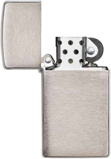 Zippo Αναπτήρας Flamme Winddicht in Silber Farbe Slim