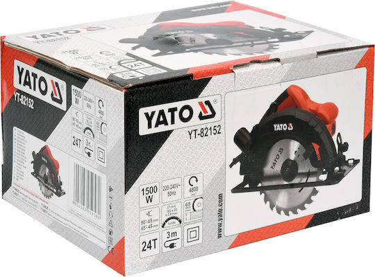 Yato YT-82152 Δισκοπρίονο 1500W με Σύστημα Αναρρόφησης